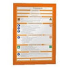 Langlebig - Duraframe 487209 A4 orange 2 Stück