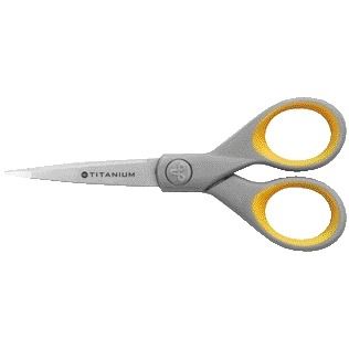 Westcott – Büroschere 130 mm mit weichem Griff aus Titan