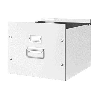 Leitz - Hängeregistraturbox Click Store WOW Recyclingkarton 357x285x367mm weiß