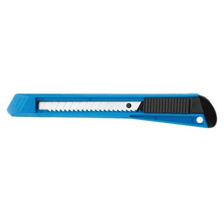 Westcott - Schneidemesser Büro 9mm mit Schiebeverschluss blau