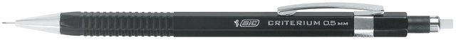 Vulpotlood BIC -Kriterium 0,5 mm mit Radiergummi -Metallclip | 12 Stücke