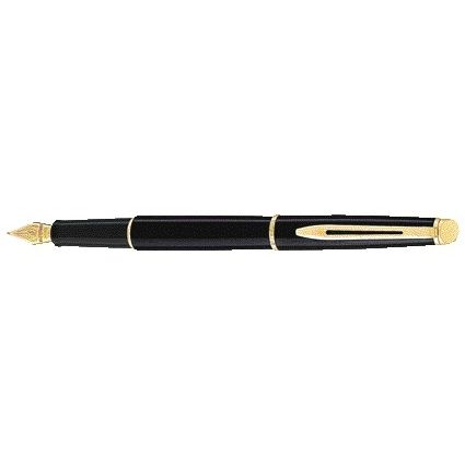 Waterman - Füllfederhalter Hémisphère schwarz GT fein