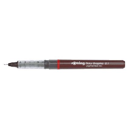 Rotring - Fineliner Tikky Graphic 0,1 mm | 12 Stück