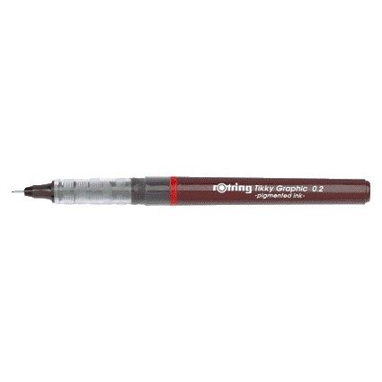 Rotring - Fineliner Tikky Graphic 0,2 mm | 12 Stück