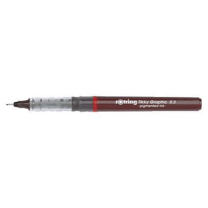 Rotring - Fineliner Tikky Graphic 0,3 mm | 12 Stück