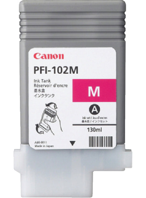Tintenpatrone Canon PFI-102 Rot