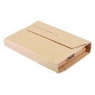 CleverPack - Wrap-Verpackungs-Ringbuch selbstklebend, braun, Packung mit 10 Stück