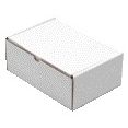 CleverPack - Postpaket Wellpappe 220x160x90mm weiß Packung à 5 Stück