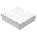 CleverPack - Postpaket Wellpappe 330x300x80mm weiß Packung à 5 Stück