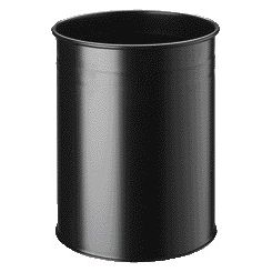 Langlebig - Papierkorb 3304-01 15 Liter rund schwarz