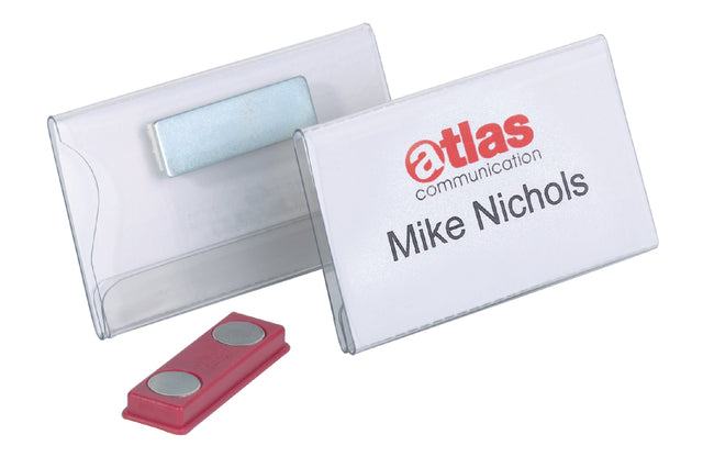 Abzeichen Haltbar 8116 Flach mit Magnet 40x75mm | 25 Stücke