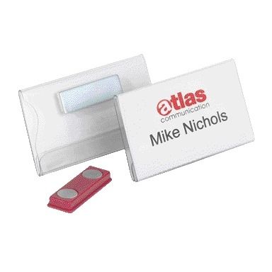 Quantore - Abzeichen 8116 flach mit Magnet 40x75mm | 25 Stück