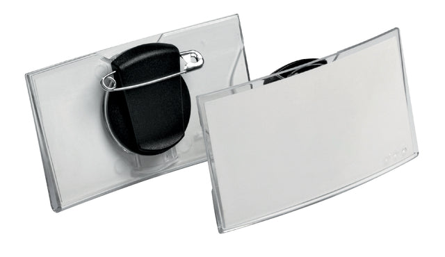 Abzeichen Haltbar 8124 konvex mit Combiklem 40x75mm | 25 Stücke