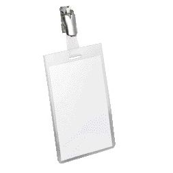 Quantore - Abzeichen 8002 mit geschlossenem Clip 90x60mm