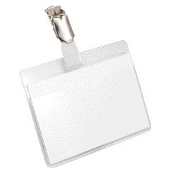 Quantore - Abzeichen 8106 mit Clip offen liegend 60x90mm | 25 Stück