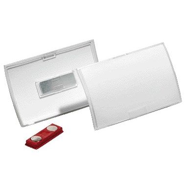 Quantore - Badge 8212 Click Fold mit Magnet 40x75mm