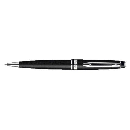 Waterman - Expert Kugelschreiber schwarz lackiert CT mittel