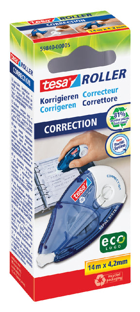 CorrectorSpoller Tesa Ecologo 4,2mmx14m nachfüllbar in Hanging Box | 5 Stücke