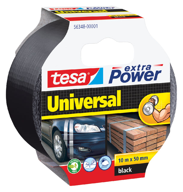 Klebeband TESA 50 mmx10m extra Power Black | 6 Stück