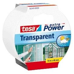 Tesa - Duct e® extra Power Universal 10mx48mm transparent | 6 Stück