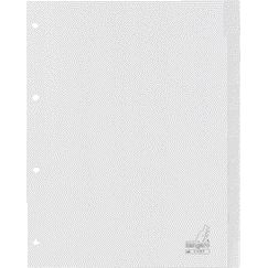 Kangaro - Tabs 4-Loch G410F 10-teilig + Fenster grau PP | 25 Stück