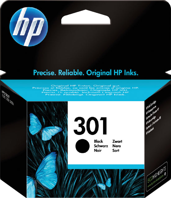 Tintenpatrone HP CH561EE 301 Schwarz