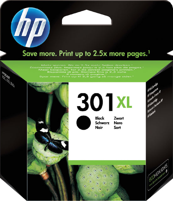 Tintenpatrone HP CH563EE 301XL Schwarzer HC