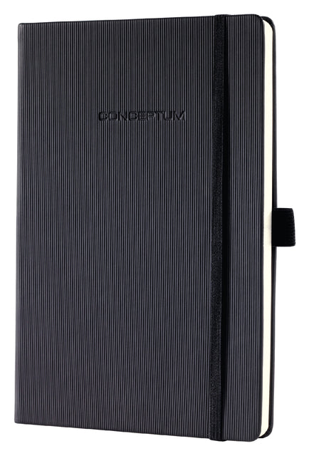 Notebook Sigel Conceptum Pure A5 194Blz 80gr Linie Schwarz