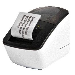 Brother - Etikettendrucker DK QL-700 Desktop 62 mm weiß