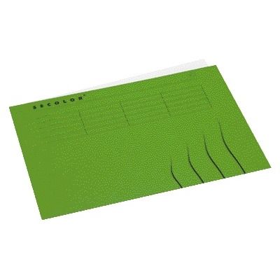 Jalema - Faltmappe A4 100 % Recyclingkarton 250gr grün | 25 Stück