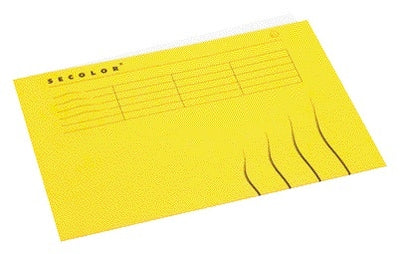 Jalema - Faltmappe A4 100 % recycelter Karton 250 g gelb | 250 Stück