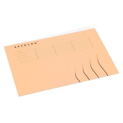 Jalema – Faltmappe A4, 100 % recycelter Karton, 250 g, beige | 25 Stück