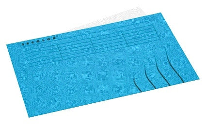 Jalema - Faltmappe Folio aus recyceltem Karton 250gr bl | 25 Stück