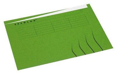 Jalema - Klappmappe Tabrand A4 Recy-Karton 250gr gn | 250 Stück