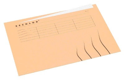 Jalema – Faltmappe mit Markenlasche A4, 100 % recycelter Karton, 250 g, Beige