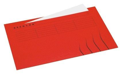 Jalema - Faltmappe tabrand folio recycelter Karton 250gr rd | 25 Stück
