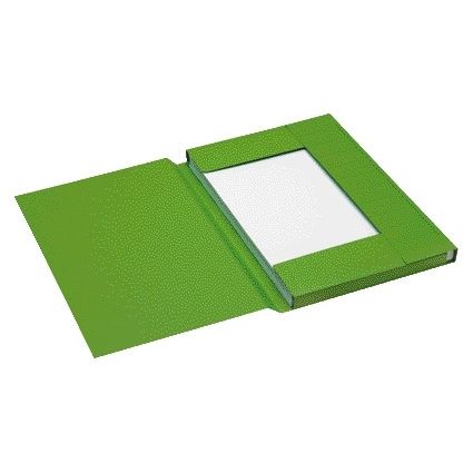 Jalema - Aktenmappe Folio mit 3 Klappen, 100 % recycelter Karton, 250 g, grün | 25 Stück