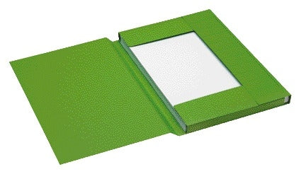 Jalema - Aktenmappe Folio mit 3 Klappen, 100 % recycelter Karton, 250 g, grün | 125 Stück