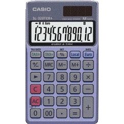 Casio - Taschenrechner SL-320TER+