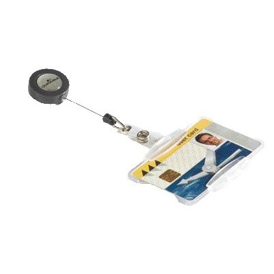 Langlebig - Aufrollmechanismus 8011 54x85mm mit offenem Kartenhalter | 10 Stück