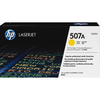HP - Toner 507A, 6.000 Seiten, OEM CE402A, Gelb