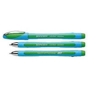 Schneider - Kugelschreiber Slider Memo extra breit grün | 10 Stück