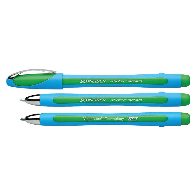 Schneider - Ballpen Memo XB Green | 10 Stücke