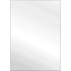 Kangaro - Einlegemappe U-Modell A2 0,18mm PVC transparent 5 Stück