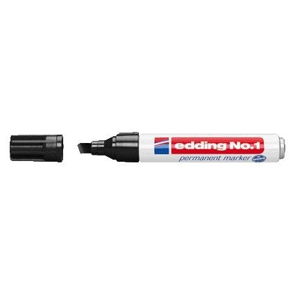 Edding - Filzstift 1 Diagonale 1-5mm schwarz