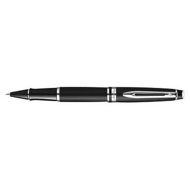 Waterman - Tintenroller Expert schwarzer Lack CT fein
