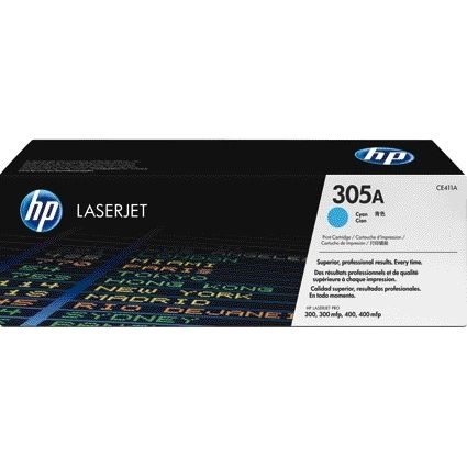 HP - Tonerkartusche ce411a 305a blau