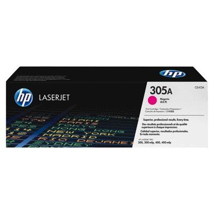 HP - Tonerkartusche ce413a 305a rot