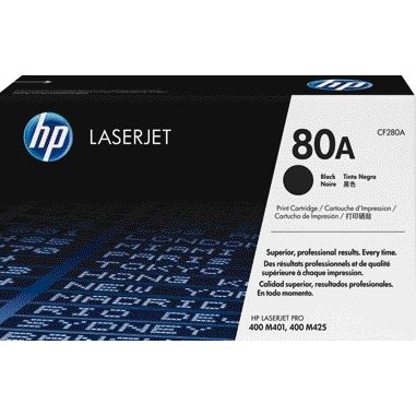 HP - Tonerkartusche cf280a 80a schwarz