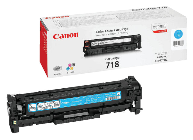 Tonerkartusche Canon 718 blau | 1 Stück